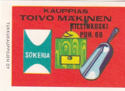 Killinkoski, Kauppias Toivo Mäkinen. s108