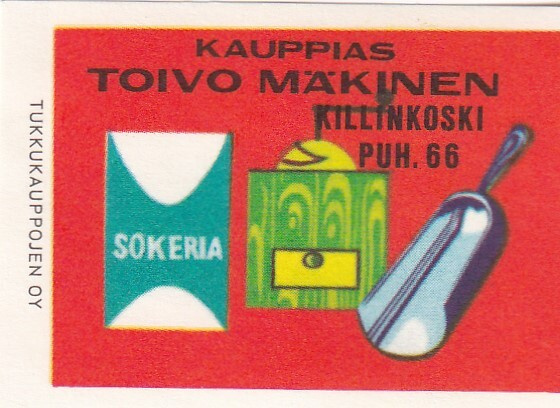 Killinkoski, Kauppias Toivo Mäkinen.  s108