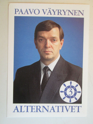 KULKEMATON PAAVO VÄYRYNEN TUNNETTU POLIITIKKO