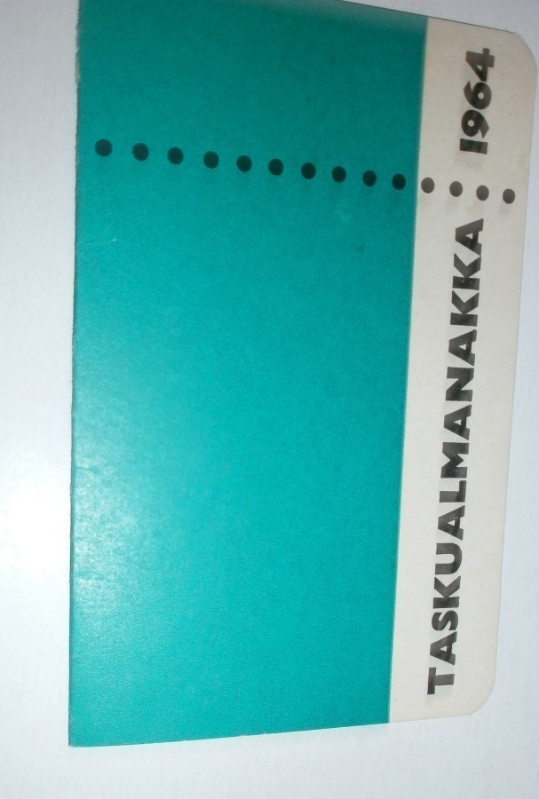 Taskualmanakka, pieni, 1964, Jaalan Säästöpankki