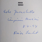 Raisa Lardot : Russa, russa! (signeerattu, tekijän omiste) - pikkukuva 3