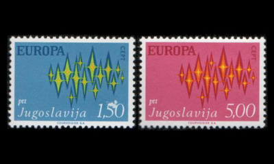 Jugoslavia 1457-8 ** Europa (1972)