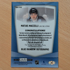 2024-25 OPC Platinum Matias Maccelli Blue Rainbow Auto - pikkukuva 2