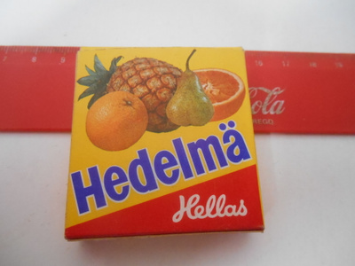 Karkkiaski Hedelmä  Suklaatehdas HELLAS TURKU