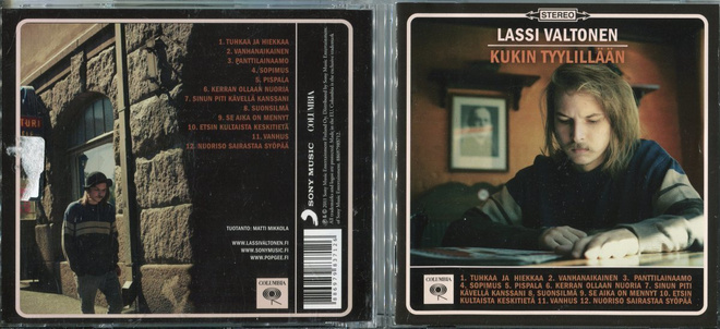 LASSI VALTONEN . CD-LEVY . KUKIN TYYLILLÄÄN