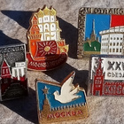 CCCR - Pinssit. Kremli - Moscova- 5 kpl, Hyväkuntoiset. - pikkukuva 4