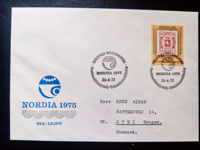 1975 Nordia 1975 Postimerkkinäyttely FDC LaPe 762