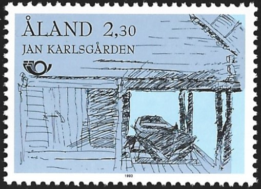 Åland 1993 Pohjola - Ulkoilmamuseo 2,30 mk ** LaPe 071