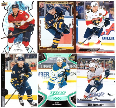 6 x SAM REINHART Panthers, Sabres