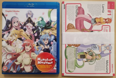 Monster Musume anime sarja bluray