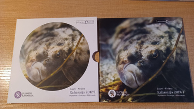 Eurorahasarja 2017/1 "Kampela" 1c-2€ + jetoni UNC
