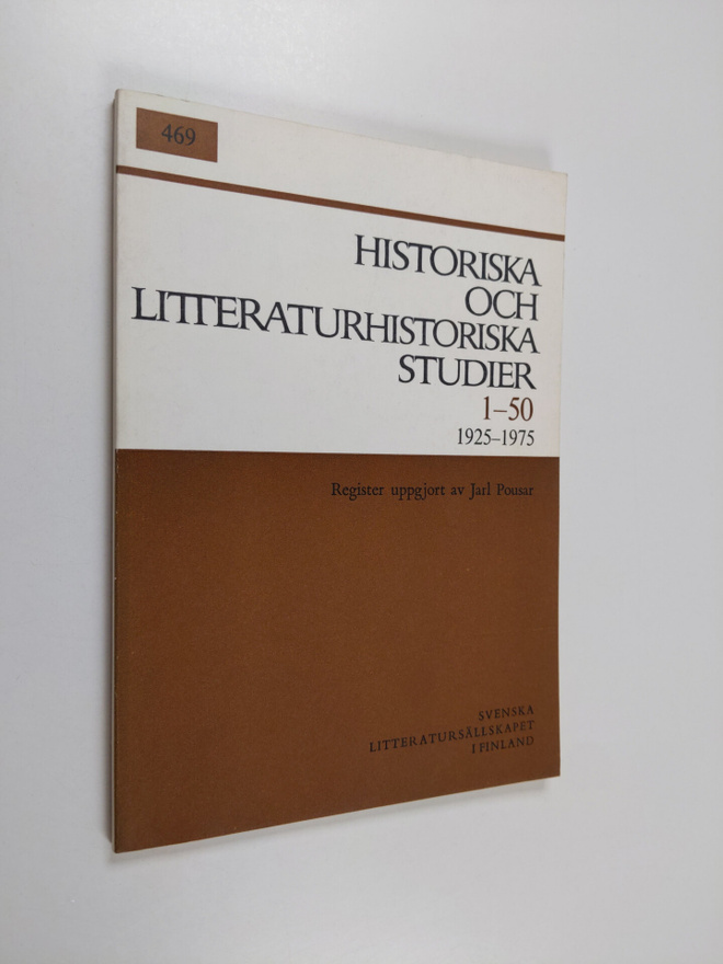 Torsten Steinby : Historiska och litteraturhistoriska stu...