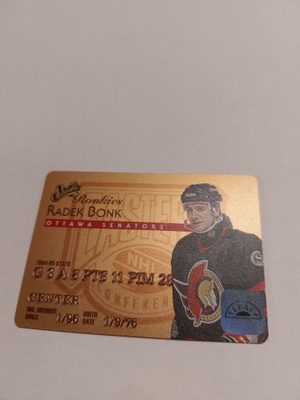 1995-96 Leaf Studio Rookies #20 Radek Bonk