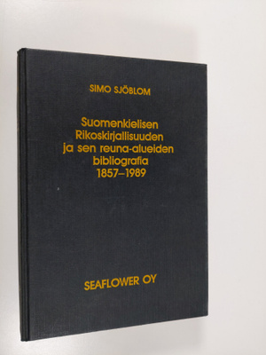 Simo Sjöblom : Suomenkielisen rikoskirjallisuuden ja sen ...