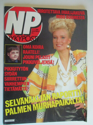 NYKYPOSTI LEHTI 4 / 1986 SISÄLLYSLUETTELO KUVA 2 ja 3