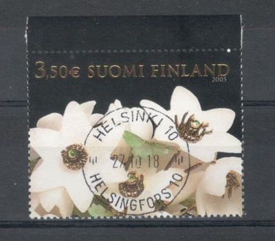 v. 2005 Suomalainen postimerkki 100 v,. LOISTO 27.10.18