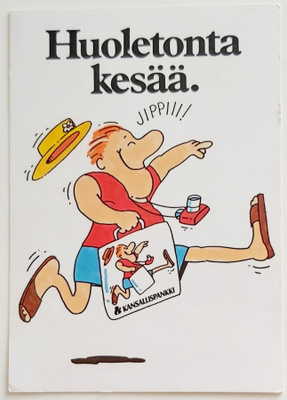 "Huoletonta kesää!"-KULKEMATON KOP:n POSTIKORTTI