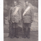 VANHA Valokiuva Suojeluskuntalaiset Kiväärit ym Imatra 1918 - pikkukuva 1