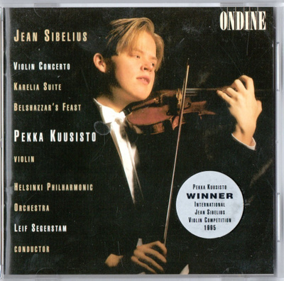 Jean Sibelius : Viulukonsertto , Karelia sarja  - Ondine CD
