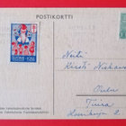 Vanha joulukortti kulk. 1954 - pikkukuva 2