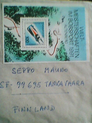 Saksa 100 pfennig 1991, kelkkailun MM-kisat