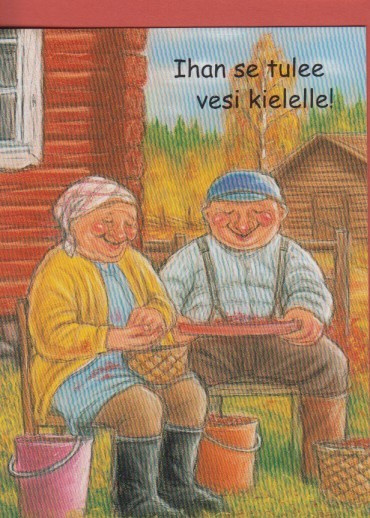 Terho Peltoniemi Ihan se tulee vesi kielelle!