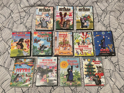 Myyrä DVD kokoelma 13 kpl