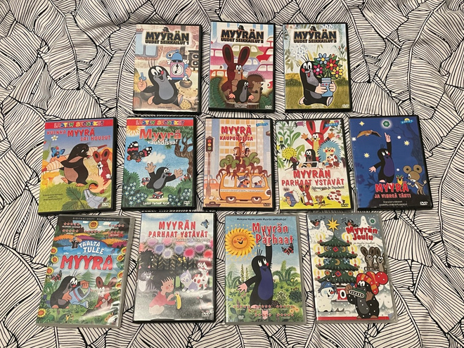 Myyrä DVD kokoelma 13 kpl