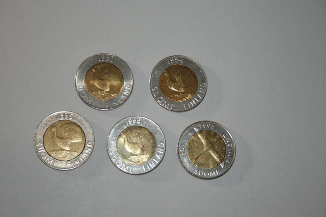 Suomi 10mk kolikoita 1990-luku