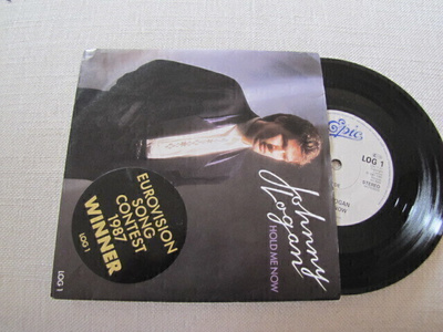 Johnny Logan hold me now 7 45 UK 1987 euroviisut