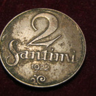2 santimi 1922. Latvia - pikkukuva 1