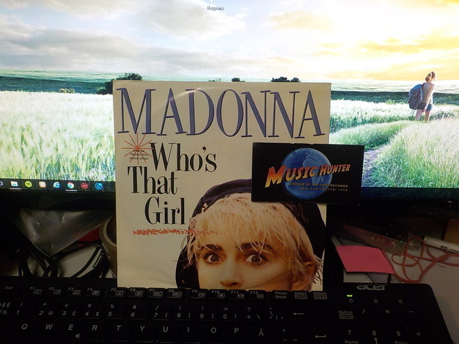 Madonna - Who's That Girl GER -87 EX+/EX- 7" + .