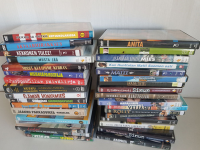 DVD , vanhoja KOTIMAISIA... elukuva yht. 34 kpl.