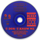 Kid Rock • U Don't Know Me CD-Single - pikkukuva 2