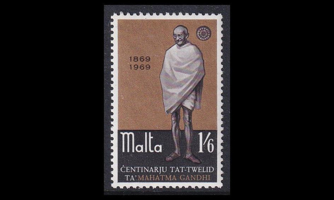 Malta 386 ** Mahatma Gandhi (1969)