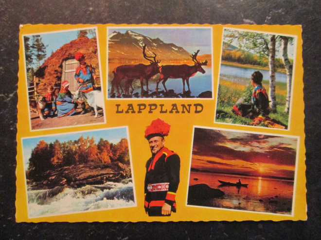 KULKEMATON MONIKUVAKORTTI LAPPI LAPPLAND
