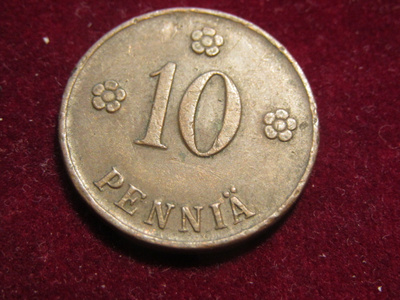 10 penniä 1923