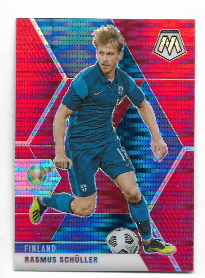 Panini Mosaic EURO 2020 Red Pulsar #46 Rasmus Schuller