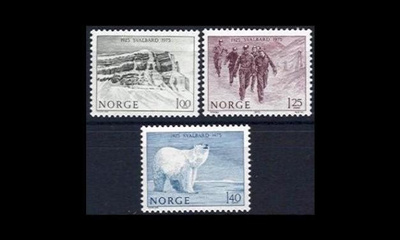 Norja 709-11 ** Svalbard 1925-1975 (1975)