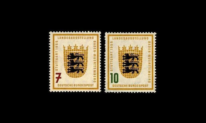 Saksa 212-3 ** Baden-Württembergin näyttely (1955)