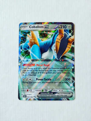 Cobalion ex 064/086 Double Rare Chaos Rising Holo