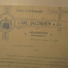 CARL JAKOBSENIN KIRJE SANOMALEHTI POHJALAISEEN 1901 (AB1) - pikkukuva 2