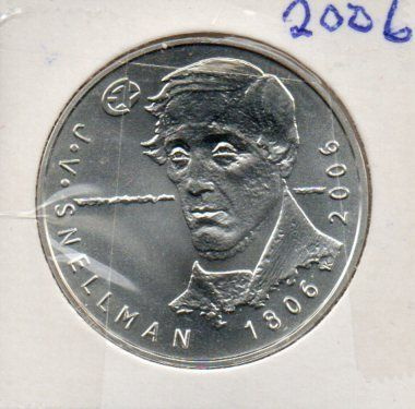 10 Euroa 2006 hopeaa juhlaraha
