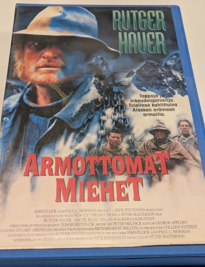 Armottomat Miehet (VHS) "Arctic Blue" Rutger Hauer