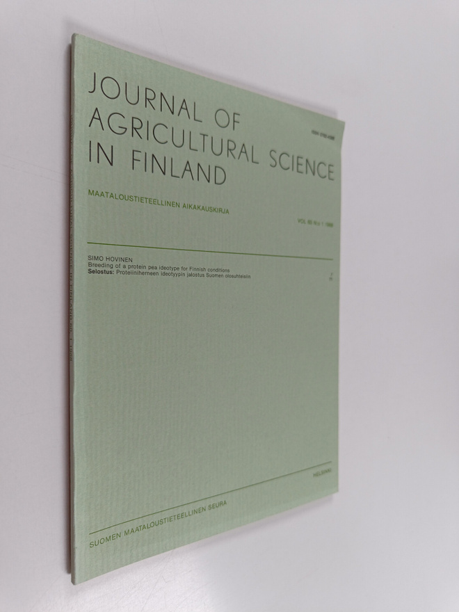Simo Hovinen : Breeding of a Protein Pea Ideotype for Fin...