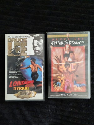 Bruce lee vhs leffat 2kpl