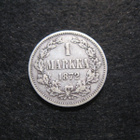 1 markka 1872 - hopeaa - pikkukuva 1