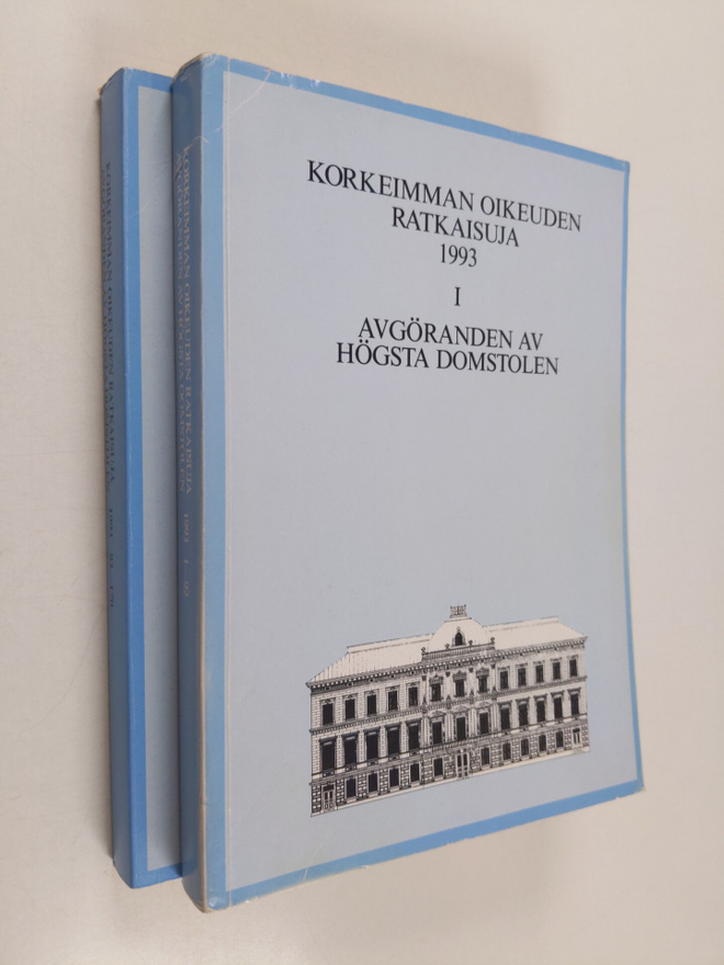Korkeimman oikeuden ratkaisuja 1993 1-2