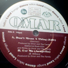 OMAR   ::   DON'T MEAN A THING   ::     VINYYLI 7"  1991 - pikkukuva 3