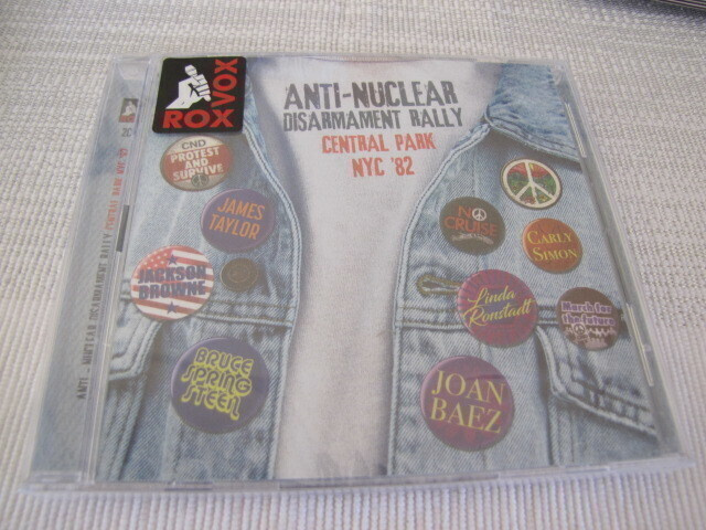 Anti-nuclear rally NYC'82 2x cd muoveissa